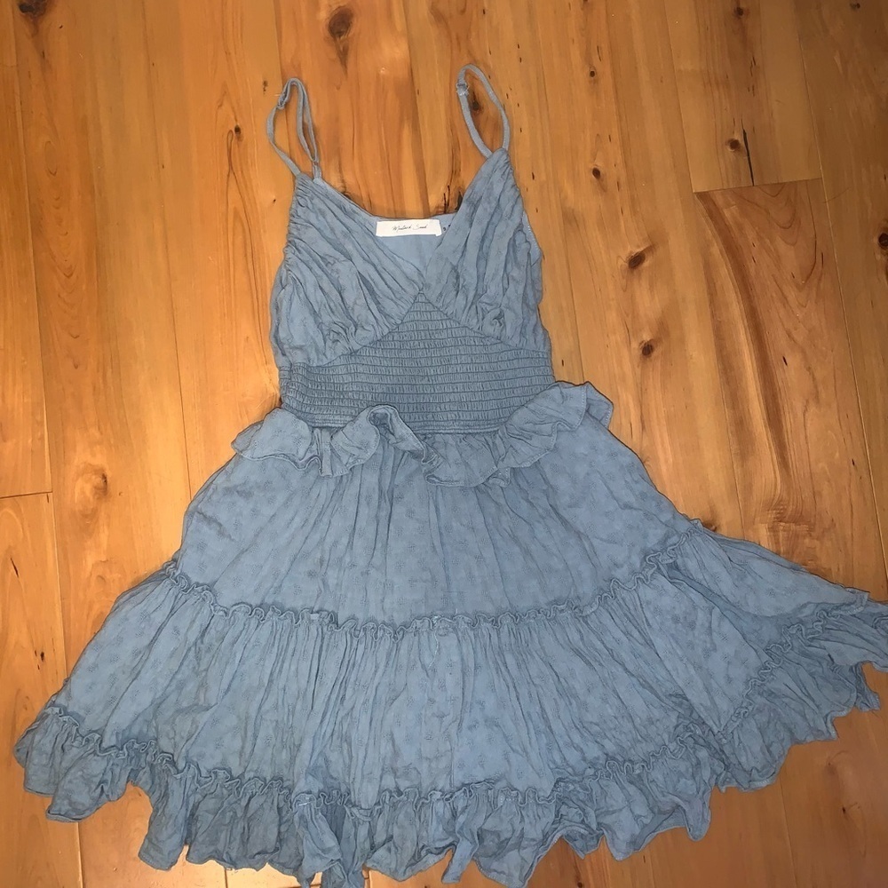 Mustard seed ruffle sun dress